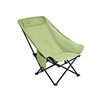 Chaise lune pliante portable d'extérieur, tabouret inclinable réglable pour le camping, la pêche et le croquis