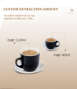 เครื่องชงกาแฟแคปซูล19บาร์เครื่องชงกาแฟโรงแรมเปิด/ปิดอัตโนมัติเครื่องชงกาแฟแบบปรับได้ - Product Image 4