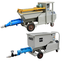 Machine de pulvérisation de béton et de mortier en fibre de verre GRC GFRC, dispositif de projection de béton hydrofuge pour la construction de piscines 3000W 3500L