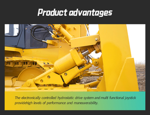 <span class=keywords><strong>Bulldozer</strong></span> sur chenilles HW13D 130HP, 13,7 tonnes, avec lame hydraulique <span class=keywords><strong>de</strong></span> 3,7 m³ pour l'exploitation minière et la construction, CE ISO - Product Image 3