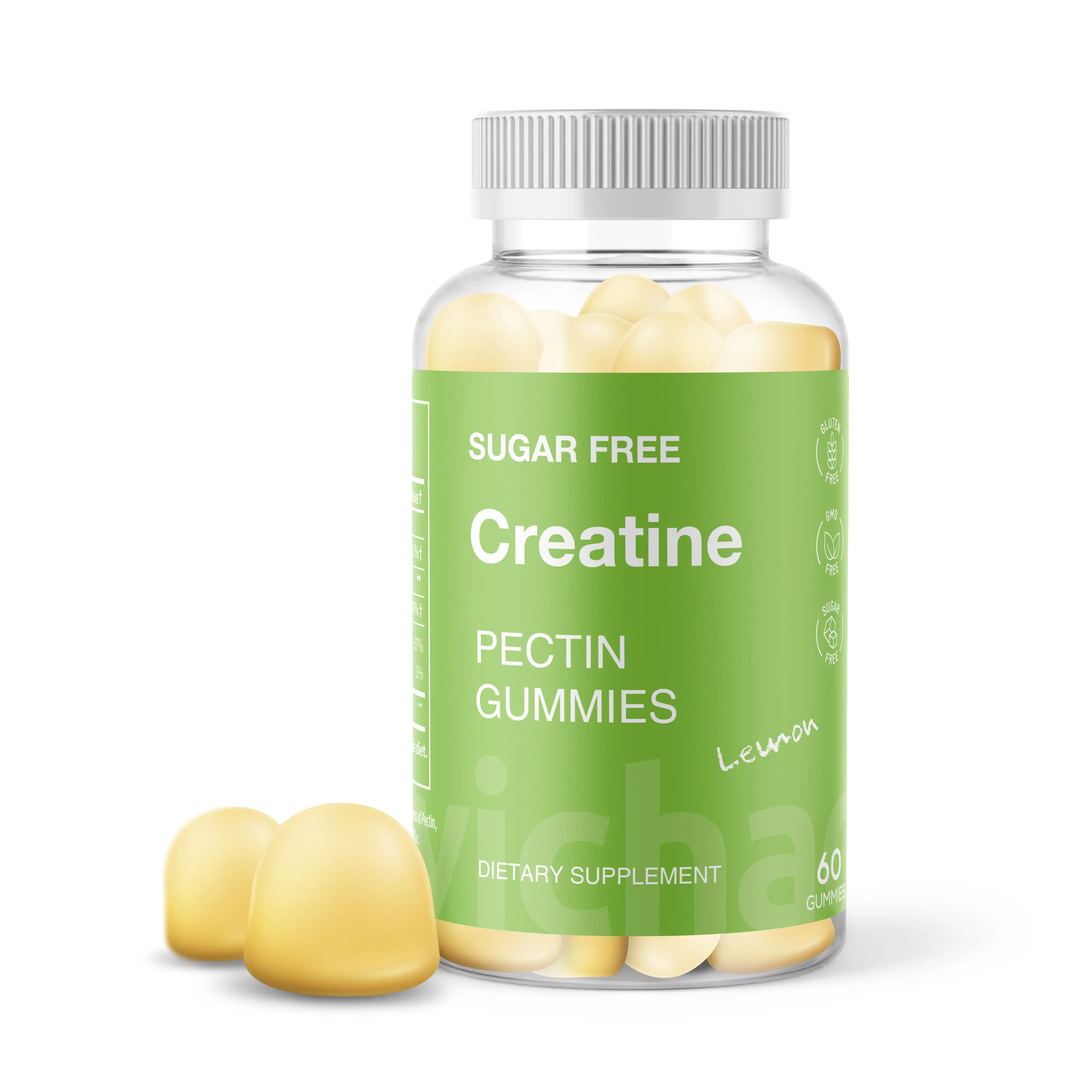 Suplemento Esportivo Sugar Free Creatine Gummies Creatine Monohydrate gummies para o crescimento muscular