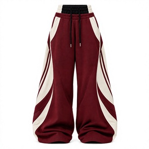 Excellent Quality Top Selling <b>Women</b> <b>Trousers</b> Double <b>Baggy</b> Fleece Stylish Streetwear <b>Baggy</b> Custom Logo <b>Trousers</b> double <b>Baggy</b> - Product Image 1