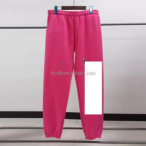 Pantalones de invierno transpirables para hombre, de cintura media, 100% algodón, forro polar grueso, con estampado de espuma 5D, versión alta transfronteriza, 370g - Product Image 4