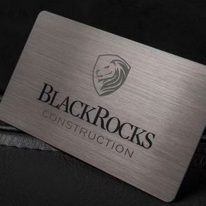 Cartes de visite en métal de surface brillante d'impression polychrome 0.5mm d'épaisseur - Product Image 2