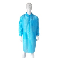 Blouse de laboratoire jetable, consommable médical, pour visiteurs, usage en usine pharmaceutique et hospitalier, Classe I, certifiée TUV