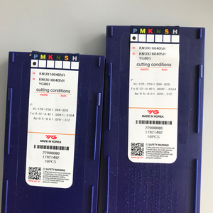 KNUX160405R YG801 Herramienta de Corte de Torneado con Inserto Cuadrado de Carburo de Tungsteno Personalizable con Recubrimiento PVD, Soporte OEM, Cuchilla de 10 mm, Torneado de 1.0 mm - Product Image 5