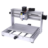 Routeur CNC miniature Konmison haute précision 3018 Max 3 axes, cadre en aluminium, moteur à broche unique pour gravure laser de bureau