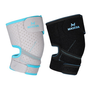 Maseda – genouillère avec support en gel, protection orthopédique pour l'arthrite, les sports de basket-ball, unisexe, toutes saisons, noir et gris - Product Image 1