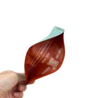 Sacs d'emballage de café à fond plat zip-lock noir imprimés personnalisés Pochette debout à gousset latéral écologique avec fonction aseptique