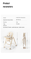 Chaise haute pliable pour bébé, chaise à bascule, chaise bébé multifonctionnelle 2 en 1, table à manger pour enfants, siège pliant pour la maison