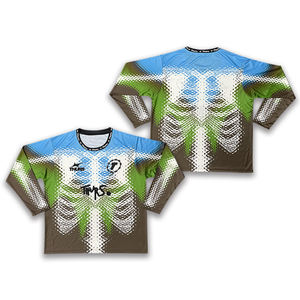 Chemises à Manches Longues en Polyester Respirant Personnalisé à Motif Imprimé par Sublimation - Product Image 1