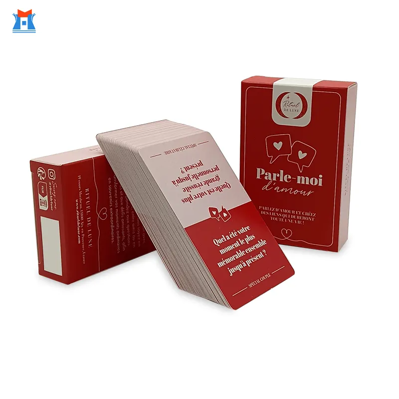 High Quality Matte Varnishing Paper Custom Printed Interactive Entertainment Card Game Free Sample Playing Cards Game