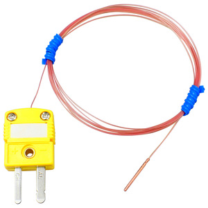 หัววัดแบบละเอียดพิเศษชนิด K/T/J, สายวัดอุณหภูมิในพื้นที่ขนาดเล็ก, เทอร์โมคัปเปิล, หัววัดกันน้ำและกันน้ำมัน - Product Image 2