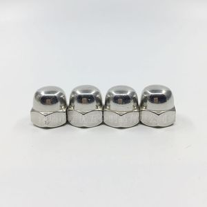 304 Stainless Steel Cap Nut M4 M30 Metric External Hex Round Head Polished Finish DIN1587 - Product Image 1