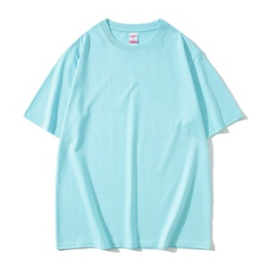 เสื้อยืดคอตตอน 100% หนัก 220 กรัม แบบสั่งทำพิเศษ OEM ODM ทรงโอเวอร์ไซส์ คอกลม แขนสั้น ไม่มีลาย พร้อมสกรีนโลโก้ - Product Image 6