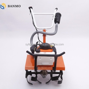 BANMO 9HP Petite motobineuse thermique à essence, profondeur de travail réglable 100-180mm, pour serres et jardins de thé, machine à ameublir le sol - Product Image 4