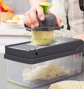<b>Vegetable</b> <b>Chopper</b> Veggie <b>Choppers</b> Spiralizer <b>Vegetable</b> Slicer Food <b>Choppers</b> with Container Fruit Dicer - Product Image 2