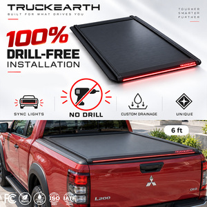 Cubierta Retráctil Rígida LED para Camioneta Mitsubishi L200 Club Cab, para Caja de 6 pies, Cubierta de Aluminio para Camioneta - Product Image 1