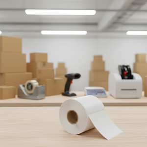 4x6 Shipping <b>Labels</b> Direct Thermal 2500 PCS White Strong Adhesive Perforated 10 Rolls <b>Printer</b> Friendly <b>Labels</b> - Product Image 1