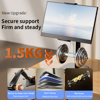 Support de téléphone pliable en alliage d'aluminium de qualité supérieure, support de tablette réglable personnalisé avec logo pour bureau, prix d'usine