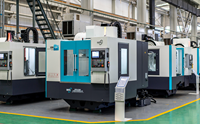 Centre d'usinage vertical CNC VMC650 à 3 axes de Taïwan, machine de fraisage CNC VMC à 4/3 axes
