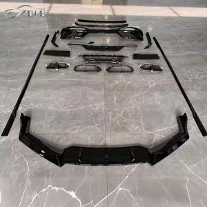 G70 UPGRADE M760 BLACK <span class=keywords><strong>WARRI</strong></span> KAROSSERIE-KIT für Frontlippe Heckdiffusor Seitenschweller Auspuffblenden Heckspoiler für 7er Serie G70 2023+ - Product Image 4