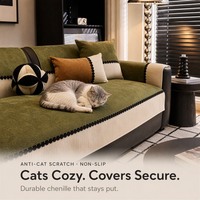 Coussins de siège de canapé en sergé, tons terre unis, vente en gros directe usine pour la décoration intérieure du salon
