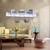 Miroir Mural Acrylique sur Mesure avec Adhésif, Miroir Décoratif Moderne Incassable pour Salon Chambre à Coucher,