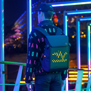 DIVOOM-mochila <span class=keywords><strong>Pixoo</strong></span> M para hombre y mujer, morral escolar impermeable de 13 pulgadas, bolsa para ordenador portátil, 16x16 RGB - Product Image 4