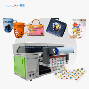 紫外dtf和紫外平板打印机一体机，用于几乎所有类型的介质打印2头xp600打印头 - Product Image 3