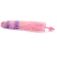 Silicone Butt Plug Avec Lisse Long Renard Jouets Anaux Jeu De Rôle Flirter Queue D'animal Pour Couple Jeux De Sexe