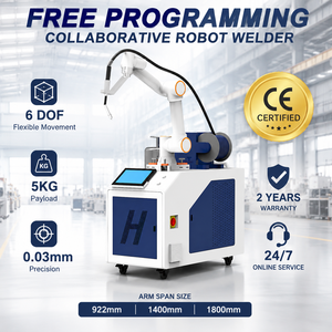 Free Programming Collaborative <strong>Robot</strong> Welder Stainless <strong>Steel</strong> 6 DOF 5kg Payload 0.03mm Precision Sheet Metal Fabrication - Product Image 1