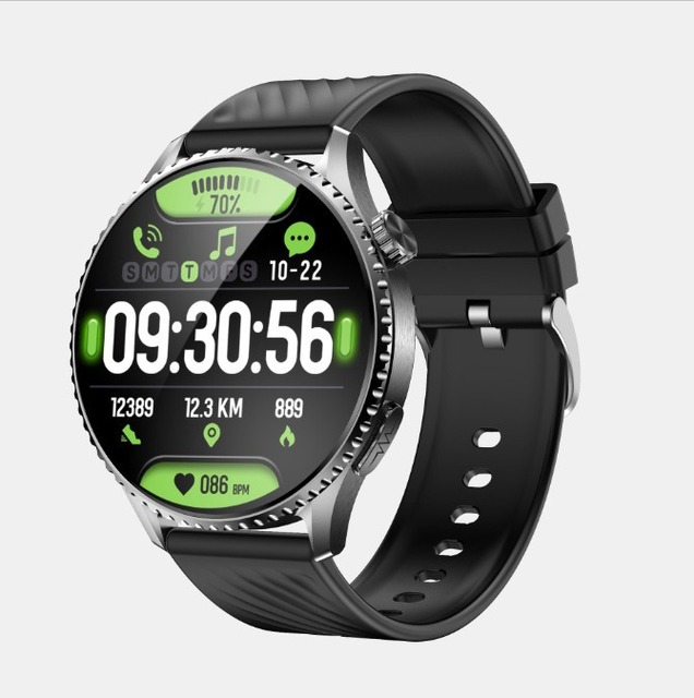 MT800 Women's Health Smartwatch Fitness Tracker Amoled Screen BT Calling IOS Compatibility