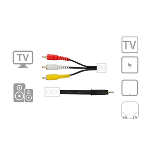 Direct Sale Poland 8wire Audio Video <b>Cable</b>, Good for Europe Belgium Slovak Connection Adapter Cord Wire for Video TV Player - Product Image 3