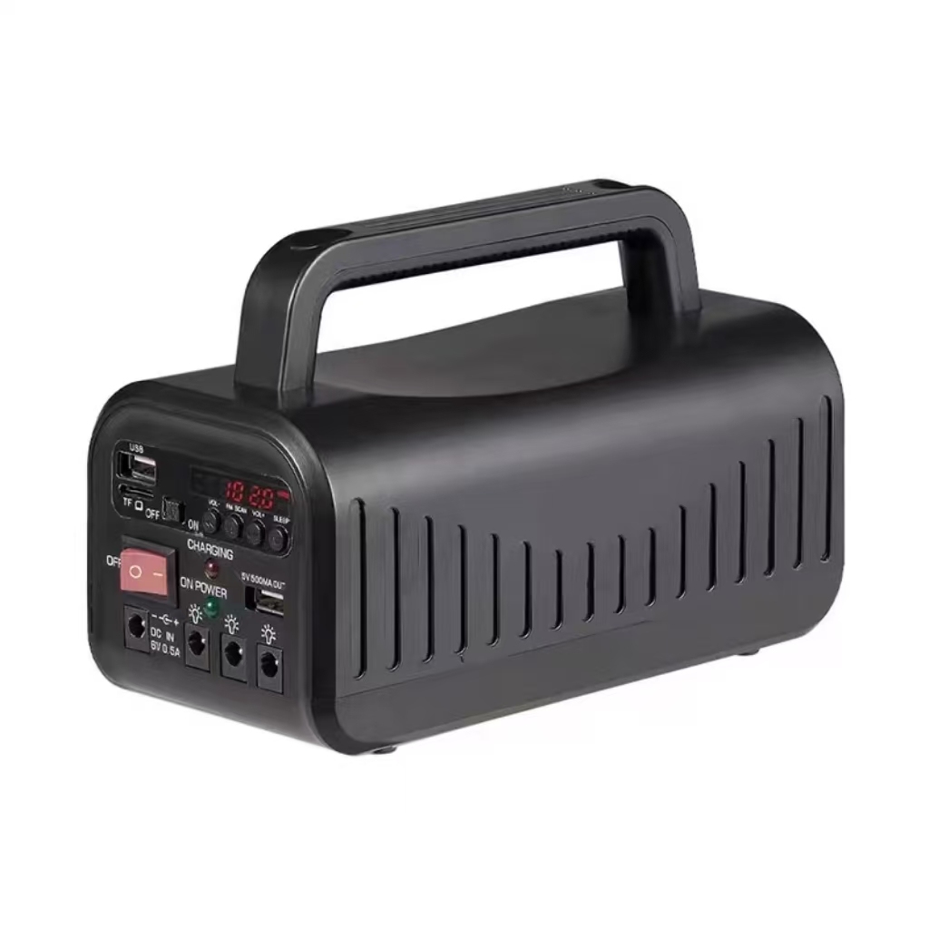 Mini Solar Panel Light Station Radio Lighting Generator Home Portable Solar Power System · image 2