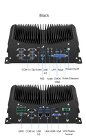 Computadora Robusta sin Ventilador de Amplio Voltaje 9V-36V con CPU Intel Core I5 I7, RS232, RS485, GPIO para IoT Industrial en Entornos Hostiles
