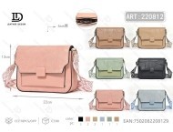 Borsa a tracolla da donna in microfibra, pelle sintetica, tinta unita, per tutte le stagioni - Product Image 1