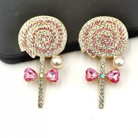 Étui de téléphone et de tablette de luxe, grand, rouge, orné de diamants, avec motifs bouche, lèvre, nœud, cœur, miroir, étoile, lumière, et breloques décoratives pour loisirs créatifs DIY