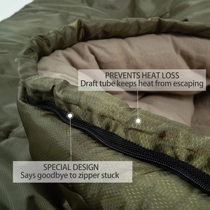 Saco <span class=keywords><strong>de</strong></span> <span class=keywords><strong>dormir</strong></span> personalizado usable para acampar al aire libre Saco <span class=keywords><strong>de</strong></span> <span class=keywords><strong>dormir</strong></span> <span class=keywords><strong>de</strong></span> algodón <span class=keywords><strong>bajo</strong></span> cero - Product Image 6