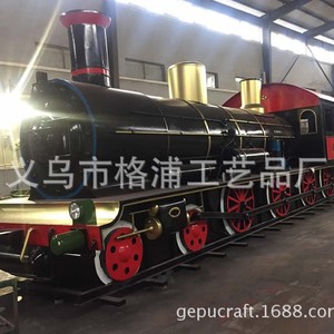 แบบจำลองหัวรถจักรรถไฟโลหะสั่งทำพิเศษ ขนาด 1:1 สำหรับตกแต่งภายนอกอาคาร เหมาะสำหรับจัดแสดงในห้างสรรพสินค้า - Product Image 5
