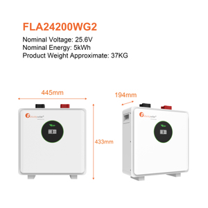 Batterie LiFePO4 Felicitysolar FLA24200WG2 3,84 kW 24 V 200 Ah 5 kWh avec double communication (RS485/CAN) pour stockage d'énergie résidentiel - Product Image 6