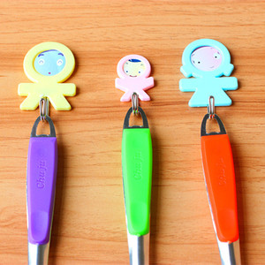 Colorful Handled Stainless Steel Soup Ladle, Kitchen Soup <b>Serving</b> <b>Spoon</b>, Stirring <b>Spoon</b>, Hanging Strainer, Hot Pot Ladle, - Product Image 3