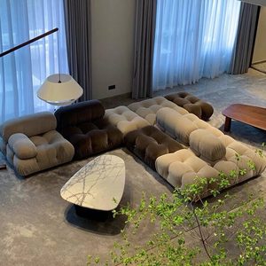Sofá Francés de Diseño Creativo Mario Chameleon, Muebles Modernos para Sala de Estar, Sofá Seccional en Forma de L, Estilo Nube - Product Image 4