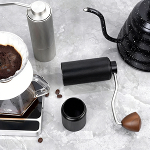 เครื่องบดกาแฟแบบพกพาปรับแต่งได้ ระดับมืออาชีพ ใบมีดสแตนเลส 420 <span class=keywords><strong>บด</strong></span>ละเอียดได้ 24 ระดับ แบบแมนนวล สำหรับ<span class=keywords><strong>กาแฟ</strong></span>เอสเพรสโซ - Product Image 2