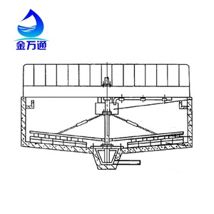 Chiarificatore Industriale per Serbatoi di Depurazione <span class=keywords><strong>Acqua</strong></span>, Macchinari per il Trattamento dell'<span class=keywords><strong>Acqua</strong></span> con Supporto a Ponte - Product Image 2