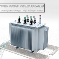 Transformateur immergé dans l'huile monophasé et triphasé 10 kV 100 kVA 500 kVA 10 % 5 % surdimensionné 50/60 Hz