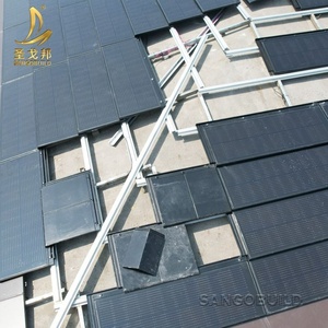 Tuiles solaires BIPV de haute qualité pour toitures plates, Tejas solaires pour la construction de maisons - Product Image 1