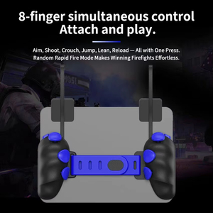 Manette de jeu Magpad 8 doigts pour iPad PUBG, contrôleur de vitesse réglable, déclencheur de jeu pour tablette, bouton L1R1, manette de jeu, poignée de joystick pour tablette - Product Image 3
