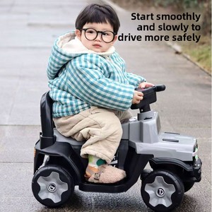 Mobil Listrik Anak-Anak Laris Manis dari Pabrik, Mainan Mobil Listrik untuk Bayi dengan Pegangan Dorong, ATV Roda Empat untuk Anak Usia <span class=keywords><strong>3</strong></span>-7 Tahun - Product Image 4