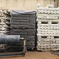 Tissu satiné tissé 100 % polyester super doux, résistant à l'abrasion, infroissable, anti-déchirure, poids moyen 90 GSM, largeur 58/60 pouces, directement de l'usine